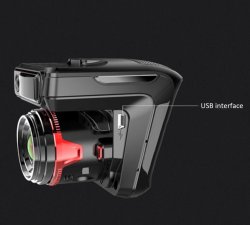 Bilkamera X7 DashCam, Radar & Inspelning 1080P