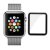 Apple Watch skärmskydd i härdat glas (42 mm boett)svart ram