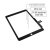 iPad 6 Glas & Digitizer med hemknapp, komplett OEM