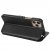 Fodral för iPhone 11, 11Pro 11 Pro Max, Magnetic Flip Cover Stand Fodral med fönsterfunktion (svart)