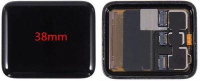 Apple Watch 3 38mm Skärm med LCD display. GPS + Cellular