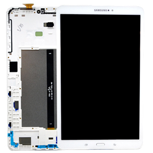 Samsung Galaxy Tab A 10.1 (T580) Skärm med LCD, Vit - Original