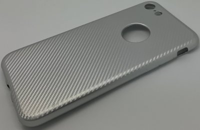 iPhone 7,8 A1660/A1863 Skal i mjuk TPU i mönstrat karbon.