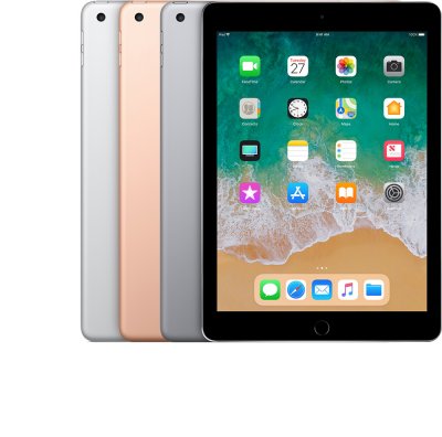 iPad 6:e generationen 9.7 tum skärmbyte (endast glas ej lcd)
